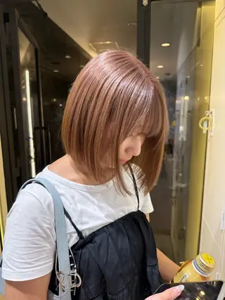 ショート カラー キダ ユウナのヘアスタイル