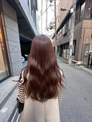 ロング カラー 髪質改善ストレート Kantaのヘアスタイル