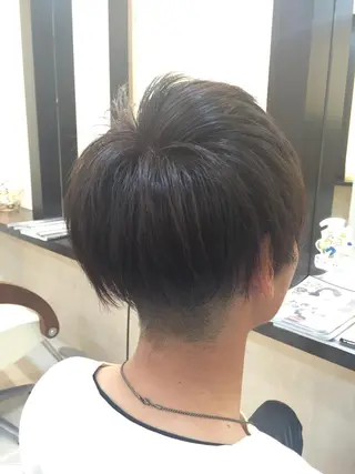 ショート メンズ 🌙似合わせ🐈‍⬛ ケア✨又吉のヘアスタイル