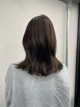 ミディアム 透明感🍨レイヤー ヘアセット/miyuのヘアスタイル