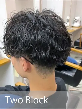 パーマ メンズ PEQSS HAIRのヘアスタイル