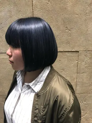 ショート カラー ✨髪質改善ストレート ×ミニボブ✨萩原　翼のヘアスタイル