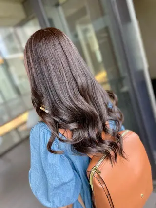 セミロング カラー 今井 勝也のヘアスタイル