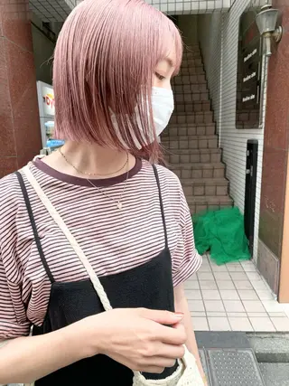 ショート カラー ヘアアレンジ 🌿ショート🌿 パーマ🌿淳平のヘアスタイル