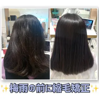 ミディアム 内田 志乃のヘアスタイル