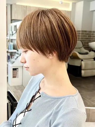 ショート 小顔ショート/ ショート/鈴木健太郎のヘアスタイル