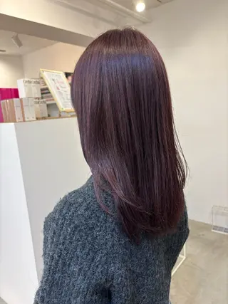 セミロング カラー ネモト ユイ / fit standのヘアスタイル