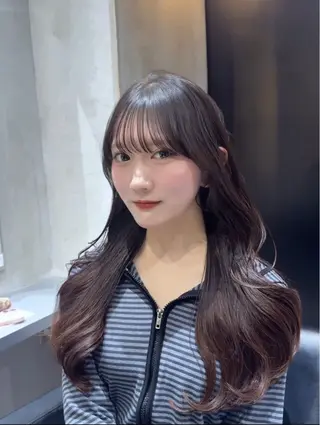 セミロング カラー レイヤー×髪質改善 マネージャー安藤光司のヘアスタイル