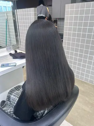 ロング カラー パーマ ヘアアレンジ メンズ ブリーチなしカラー/ ブラウン/レイヤーのヘアスタイル