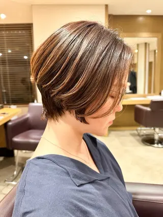 ショート 横山 美由紀のヘアスタイル