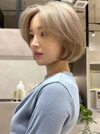 ショート 盛れるカットカラー DEAN豊橋店のヘアスタイル