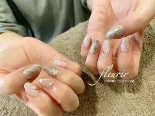 ネイル フルリール 【プライベートサロンのネイルデザイン