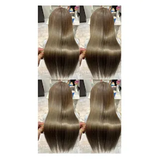 ロング カラー 店長✨レイヤー✖️ 髪質改善✖️韓国ヘアのヘアスタイル