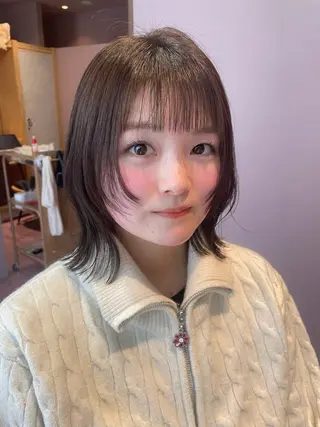 ミディアム カラー belta.🌱 安藝夏花🌻のヘアスタイル