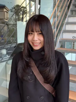 ロング 西村 清花のヘアスタイル