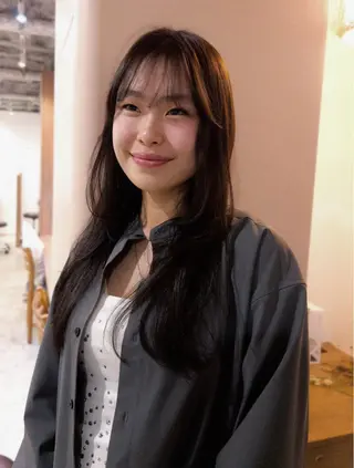 ロング カラー ヘアアレンジ 🎀suzuna 透明感colorのヘアスタイル