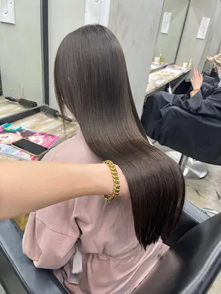 ミディアム カラー パーマ ヘアアレンジ メンズ キッズ ネイル マツエク・マツパ アイブロウ 丁寧なカウンセリング 🌿Chiemi🌿のヘアスタイル
