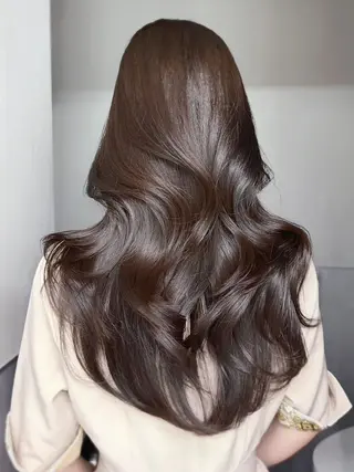 セミロング カラー ITbyALBUM 松戸のヘアスタイル