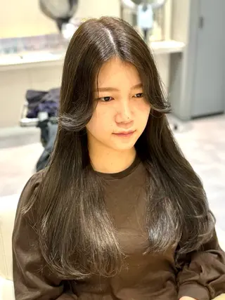 ロング 巻ける美髪矯正/ 韓国ヘア/yutaのヘアスタイル