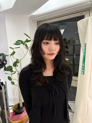 ロング レイヤーカット/瀬川 琴音のヘアスタイル