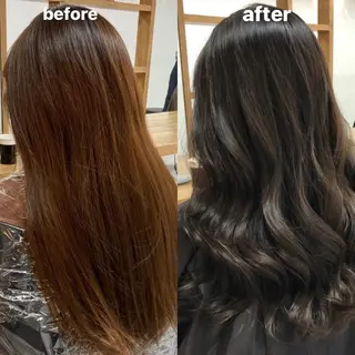 ロング カラー 韓国レイヤーカット★ 小林大樹のヘアスタイル