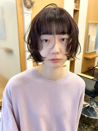 ショート カラー 武田美空🐇 ボブ/暖色カラー🌷のヘアスタイル