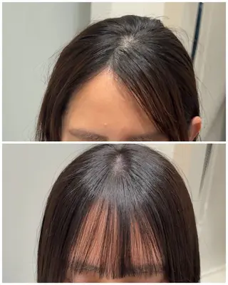 セミロング ゴートゥデイシェアサロン原宿vita所属・縮毛矯正クロスパーマ 益子達也のヘアスタイル