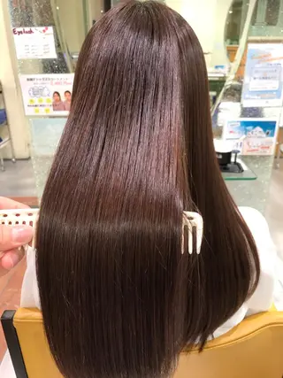ロング 三田 豪のヘアスタイル
