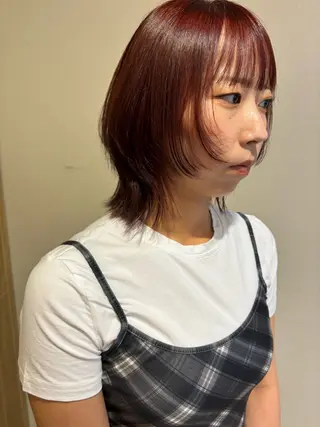 ミディアム LOREN＋透明感 オリーブhirokoのヘアスタイル