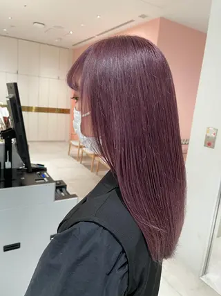 セミロング ⛄️艶カラー／ レイヤー⛄️和也のヘアスタイル