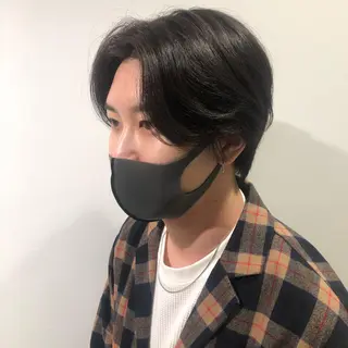 ショート カラー パーマ ヘアアレンジ メンズ パーソナルカラー合わ せたカラー🤍なつみのヘアスタイル