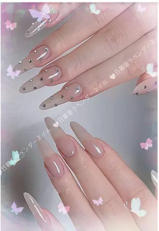 ネイル ラベンダー💖日暮里 ルル💖ネイルのネイルデザイン