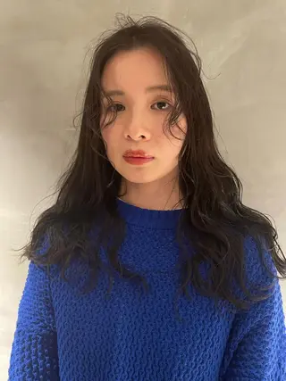 ロング カラー classic 新横浜所属・大人girly🛋️ 🤍yukakoのヘアスタイル