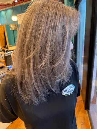 セミロング 山崎 義弘のヘアスタイル