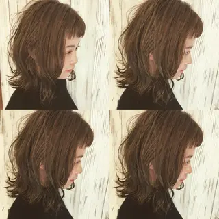 ミディアム カラー ヘアサロンオスカー 岸和田蛸地蔵店のヘアスタイル