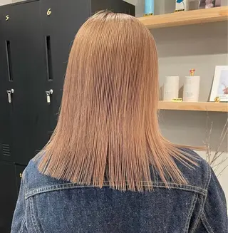 カラー ブリーチカラー×艶 🍨mihoのヘアスタイル