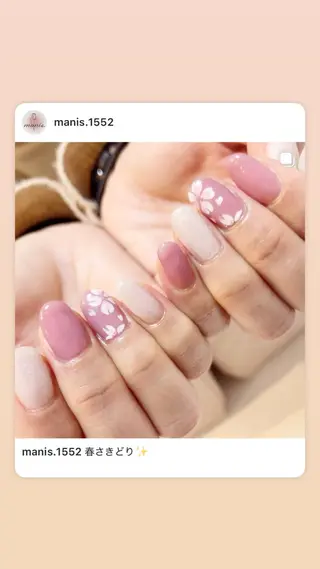 ネイル manis .のネイルデザイン