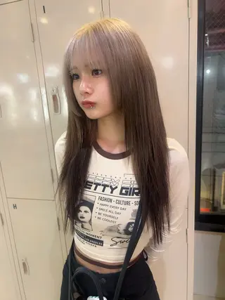 ロング 💥ウルフカット デザインあんな💥のヘアスタイル