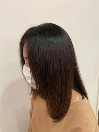 セミロング Hair  salon Orchid所属・✨透明感カラー✨小形 大美✨のヘアスタイル