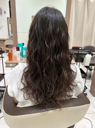 ロング パーマ 奈良崎 和弘のヘアスタイル