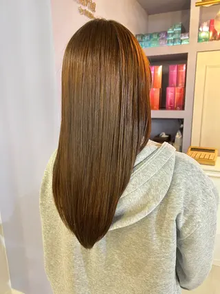 セミロング 柔らかカラー🤎 luna🧸🤎のヘアスタイル