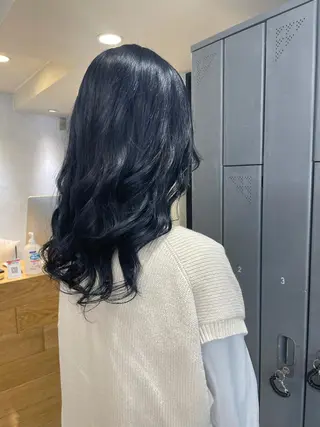 セミロング クスカワ ノリエのヘアスタイル