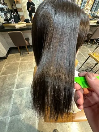 セミロング パーマ Lond rouge所属・💚銀座/ボブ /縮毛矯正/芦川💚のヘアスタイル