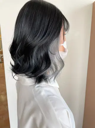 ミディアム カラー karen ☺︎のヘアスタイル