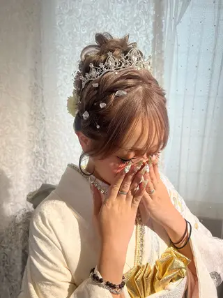 ロング ヘアアレンジ 三宅 涼子のマツエク・マツパデザイン