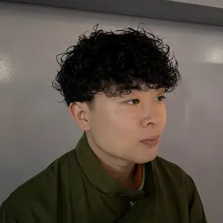 カラー パーマ メンズ 太田 渚遊のヘアスタイル