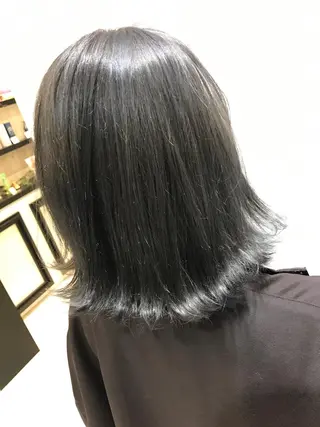 ショート カラー 難しい髪質の縮毛矯正 高岡/射水/髪質改善のヘアスタイル