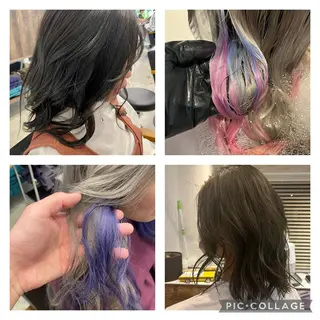 ミディアム カラー パーマ 香取 康平のヘアスタイル