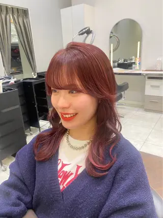 ロング カラー 🩶米澤 美月🩶のヘアスタイル