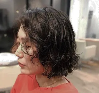 ショート パーマ レディースパーマ🍭 /大阪/福島駅/りなのヘアスタイル